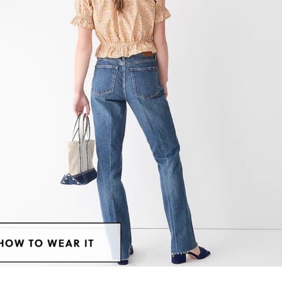 J crew 29P full length Demi boot Jean in Kamari petite womens jcrew 0517 - Picture 2 of 10